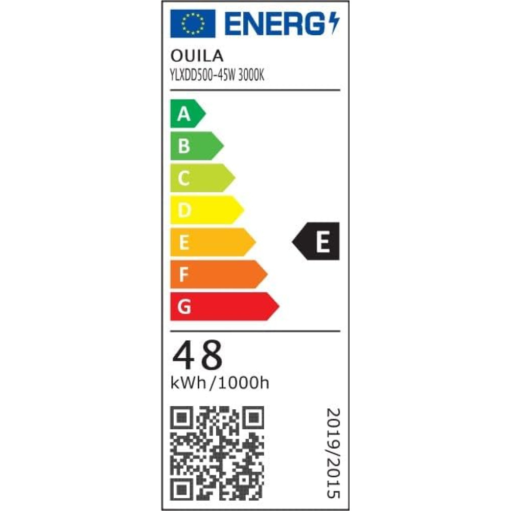 Потолочный светильник LED OUILA 50 см 48W 4800LM 3000K теплый свет