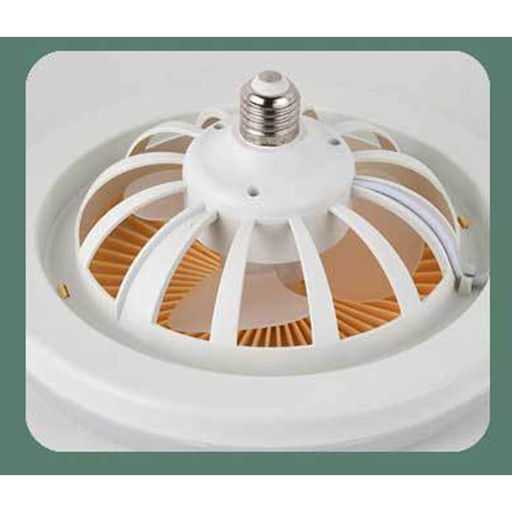 Светильник вентилятор PIWINE E27 2 в 1 LED 30W с пультом диммер
