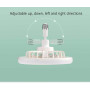 Светильник вентилятор PIWINE E27 2 в 1 LED 30W с пультом диммер