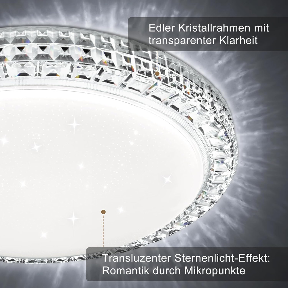 LED потолочный светильник AmazeFun 38 Вт 3600 лм с пультом ДУ