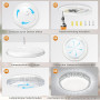 LED потолочный светильник AmazeFun 38 Вт 3600 лм с пультом ДУ