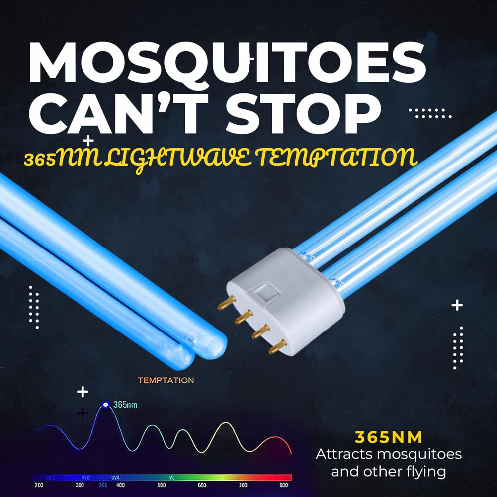 Флуоресцентная ультрафиолетовая лампа Tysonir 18W для ловли насекомых 