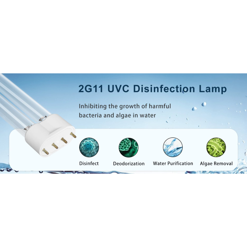 Ультрафіолетова лампа AffyBulb 36W PLL 2G11 для стерилізації води