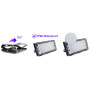 Набор из 2 ультрафиолетовых LED прожекторов Eleganted 100 Вт IP65