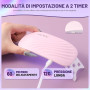 Ультрафиолетовая LED лампа для ногтей Aokitec 18W для полимеризации гель лака