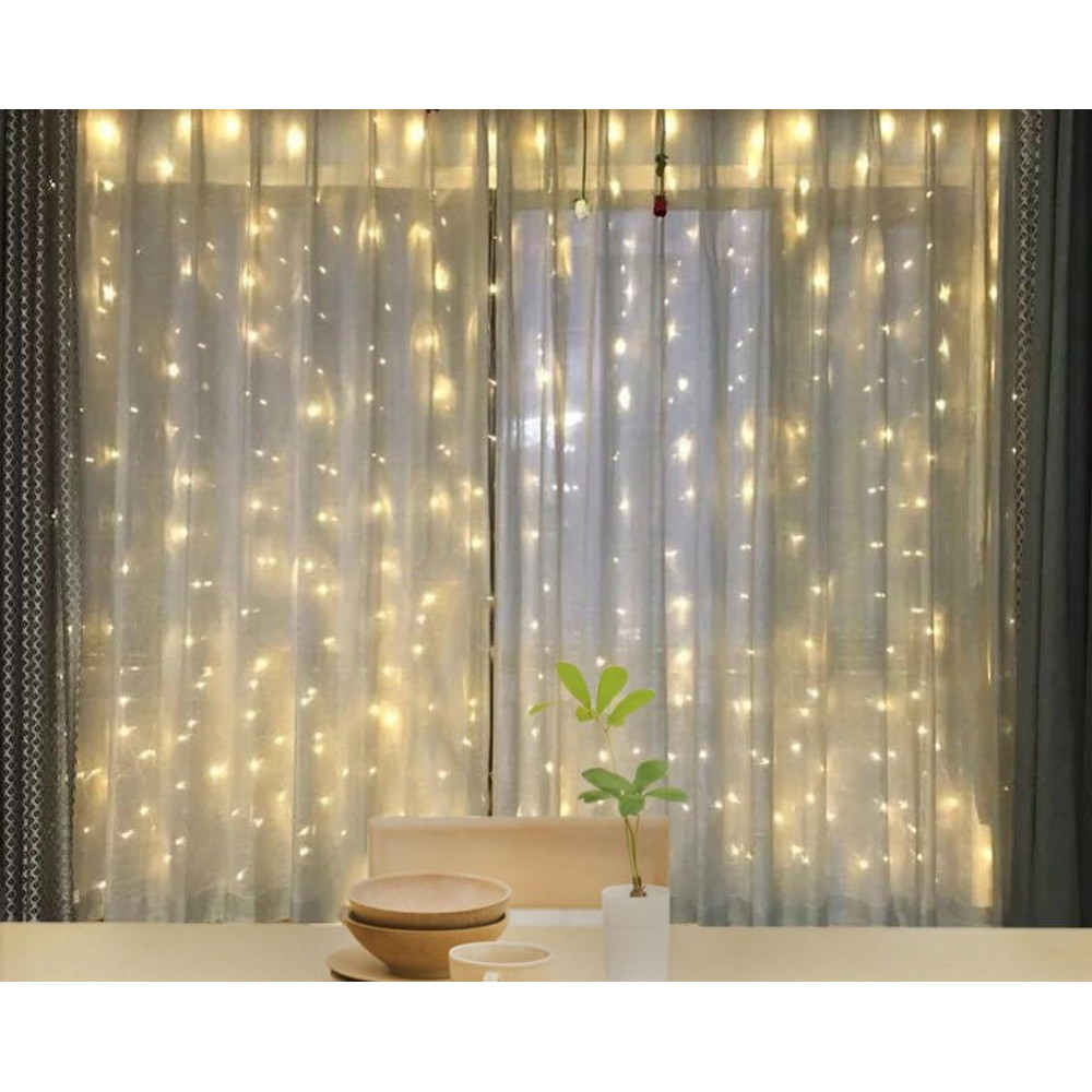 Гирлянда-штора Twinkle 600 LED 8 режимов 6м*3м
