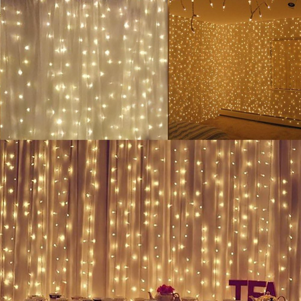 Гирлянда-штора Twinkle 600 LED 8 режимов 6м*3м