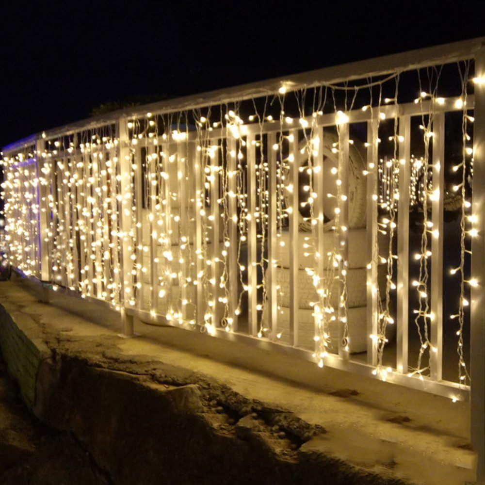 Гирлянда-штора Twinkle 600 LED 8 режимов 6м*3м