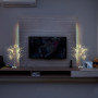 Декоративні LED дерева берези Gorgeoos набір 2 шт 24 LED на USB або батарейки