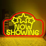 Неонова настінна вивіска Now Showing LED USB з регулюванням яскравості