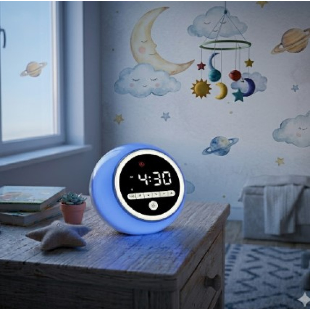 Детский обучающий будильник BUTTING с LED подсветкой