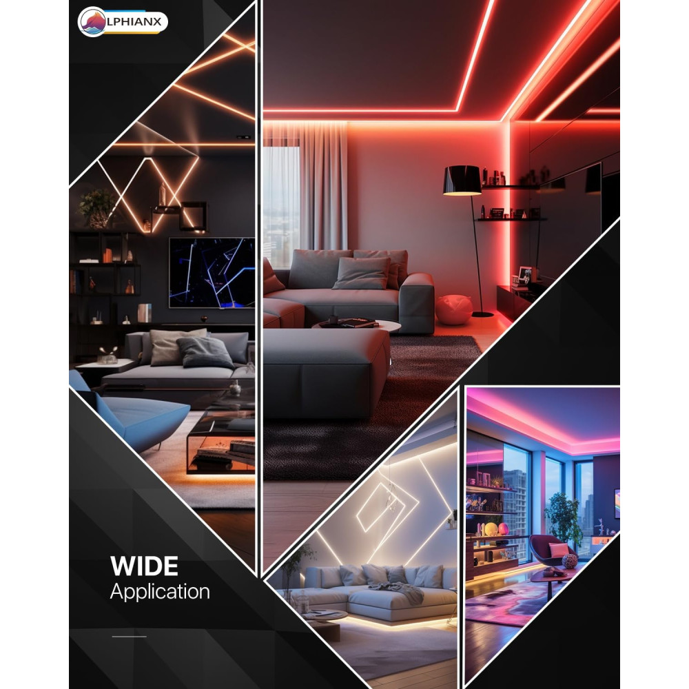 Светодиодная LED лента Lphianx 15м RGB с музыкальной синхронизацией