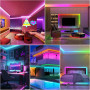 Светодиодная лента SINWE 30 м (2х15 м) RGB с музыкой приложение+пульт 