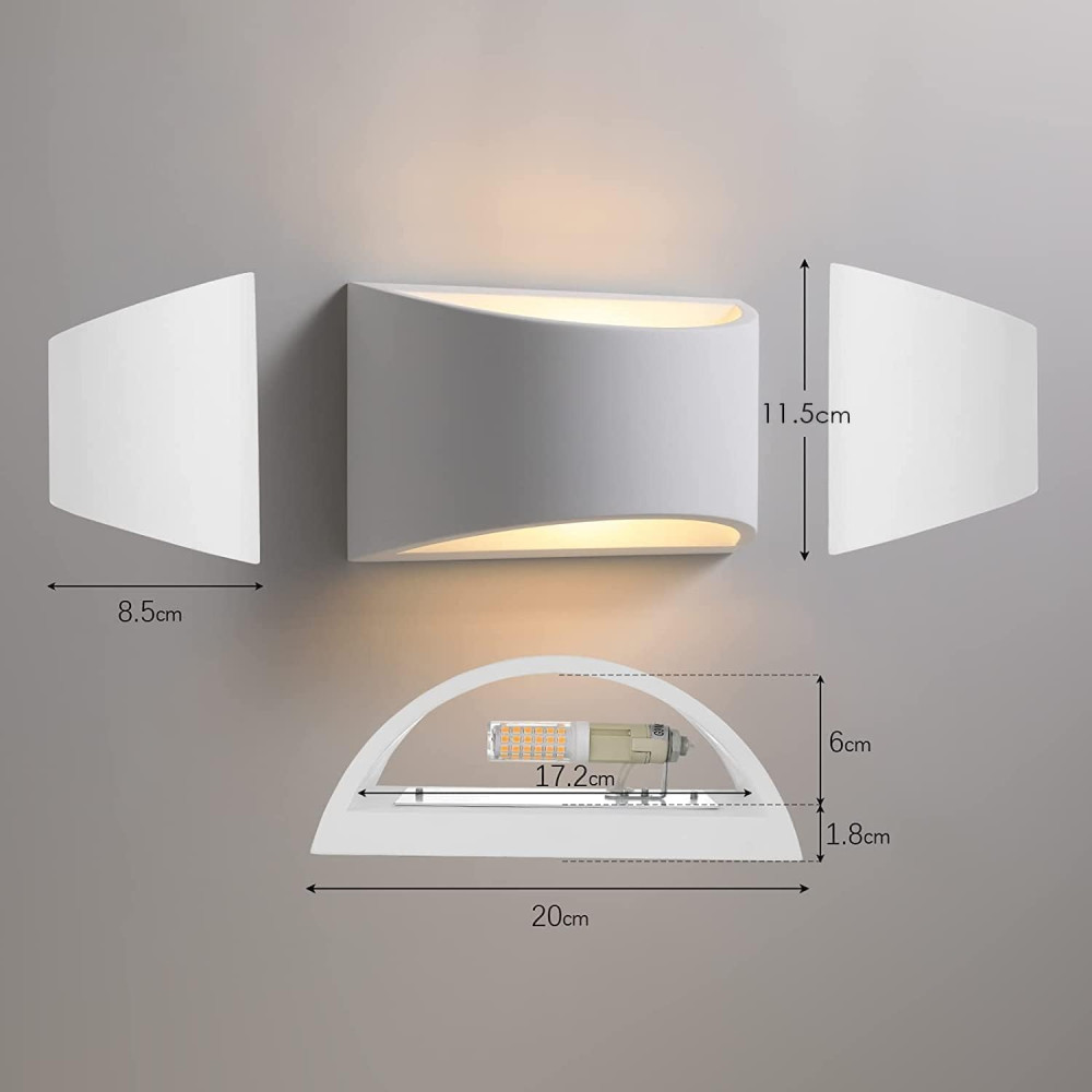 Настенный LED-светильник TLGREEN 2 шт с современным дизайном лампы G9