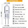 G4 Галогенные Лампы 20W 10шт Теплый Белый Свет 2800K Димированные 12V AC DC