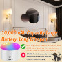 Беспроводные настенные светильники YHCDLAMP 48 см 2 шт