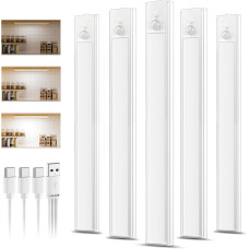 Набор LED светильников daphomeu 5 шт 30 см с датчиком движения