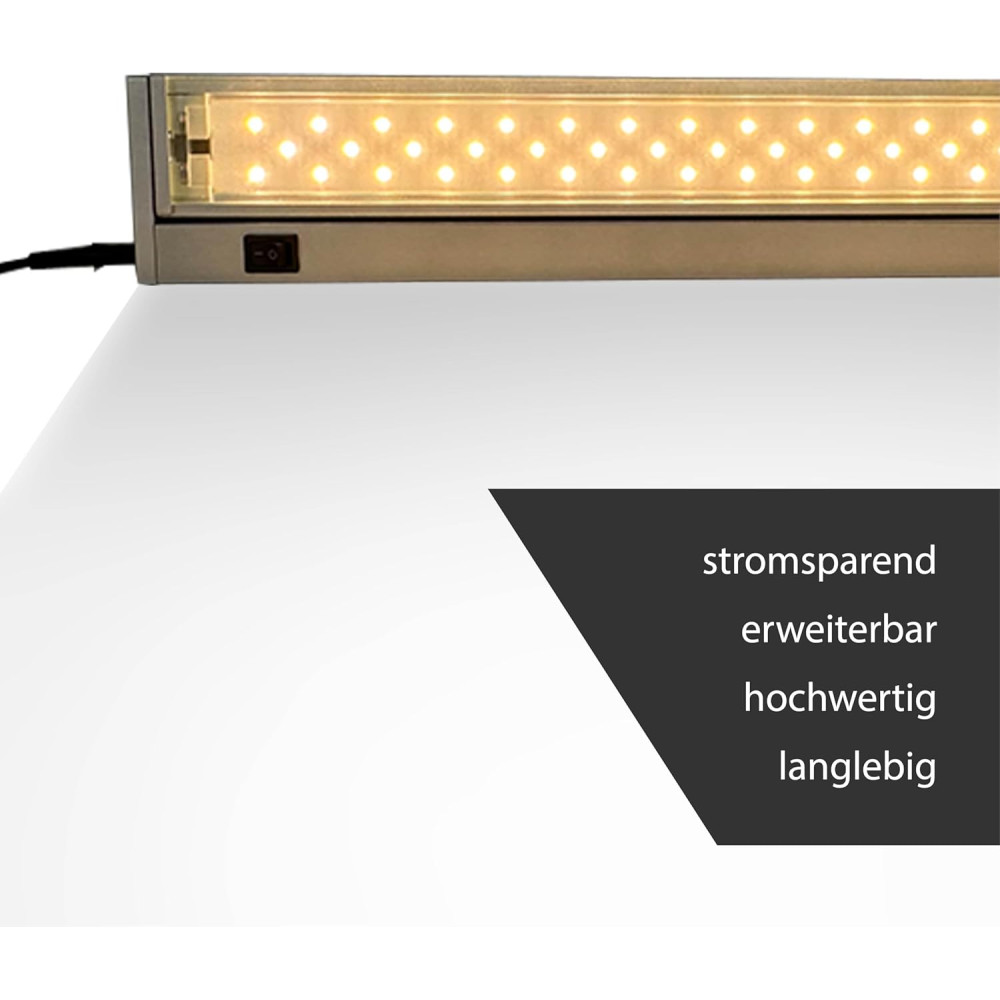 Светильник настенный накладной 60 см 10 Вт LED 800 лм