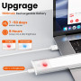 Портативный аккумуляторный светильник Qutava 84 LED с датчиком движения 3 цвета 5 уровней яркости