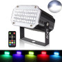 Стробоскоп  JLPOW із пультом дистанційного керування 48 RGB LED звукочутливий