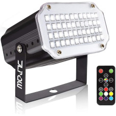 Стробоскоп JLPOW с пультом дистанционного управления 48 RGB LED звукочувствительный