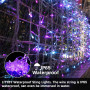 Гирлянда LITYBY 13 м 120 LED USB фиолетовая имеет 8 режимов и таймер 