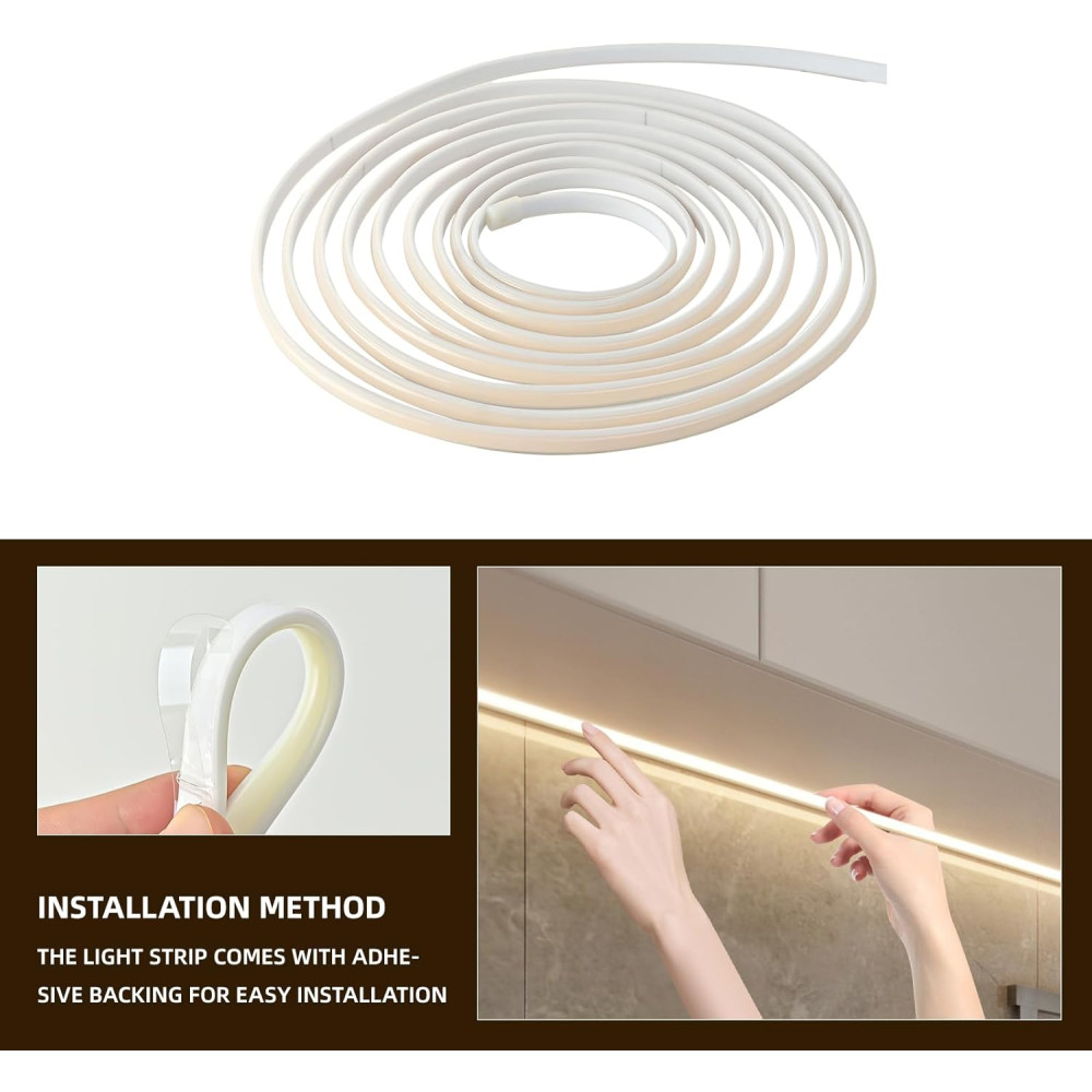 LED лента COB 288 LED на метр 220V теплый белый 3200K SUNBEYOND 30 м