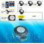Подводные LED лампы для пруда T-SUN Led lights TS-F2230 16 млн цветов с приложением и пультом 4 шт