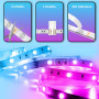 Phopollo RGB LED Стрічка 10м з пультом 44 клавіш гнучка змінює колір