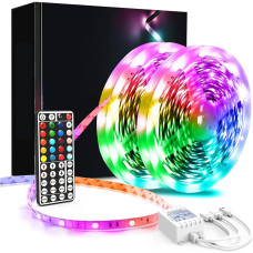 Phopollo RGB LED Лента 10м с ​​пультом 44 клавиш