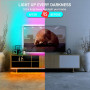 Phopollo RGB LED Стрічка 10м з пультом 44 клавіш гнучка змінює колір