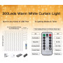 Светодиодная гирлянда-штора Ollny 300 LED 3×3 м 
