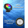 Подводные RGB светильники NATPOW 4 в 1 с Bluetooth-управлением IP68