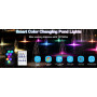 Подводные RGB светильники NATPOW 4 в 1 с Bluetooth-управлением IP68