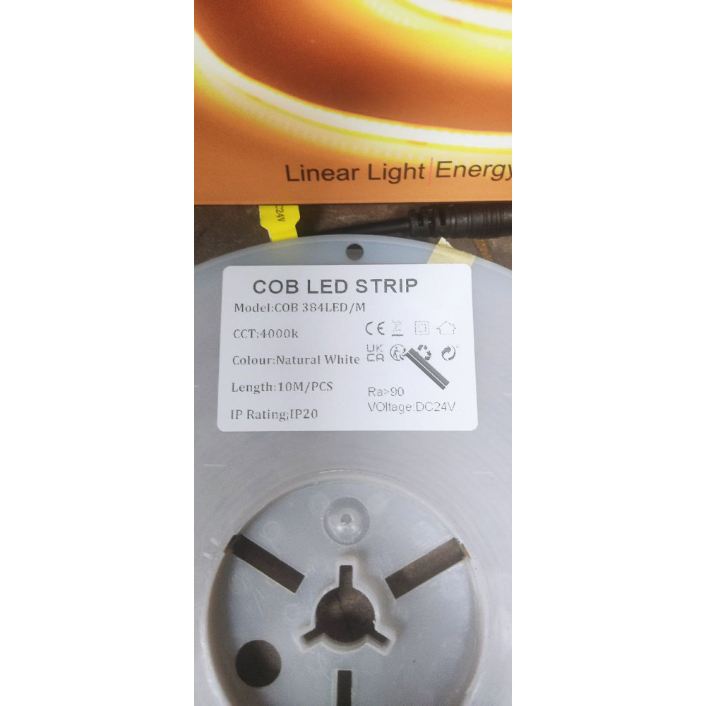 LED-лента luktix 10м 4000K с регулировкой яркости на пульт ДУ и блоком питания 24V