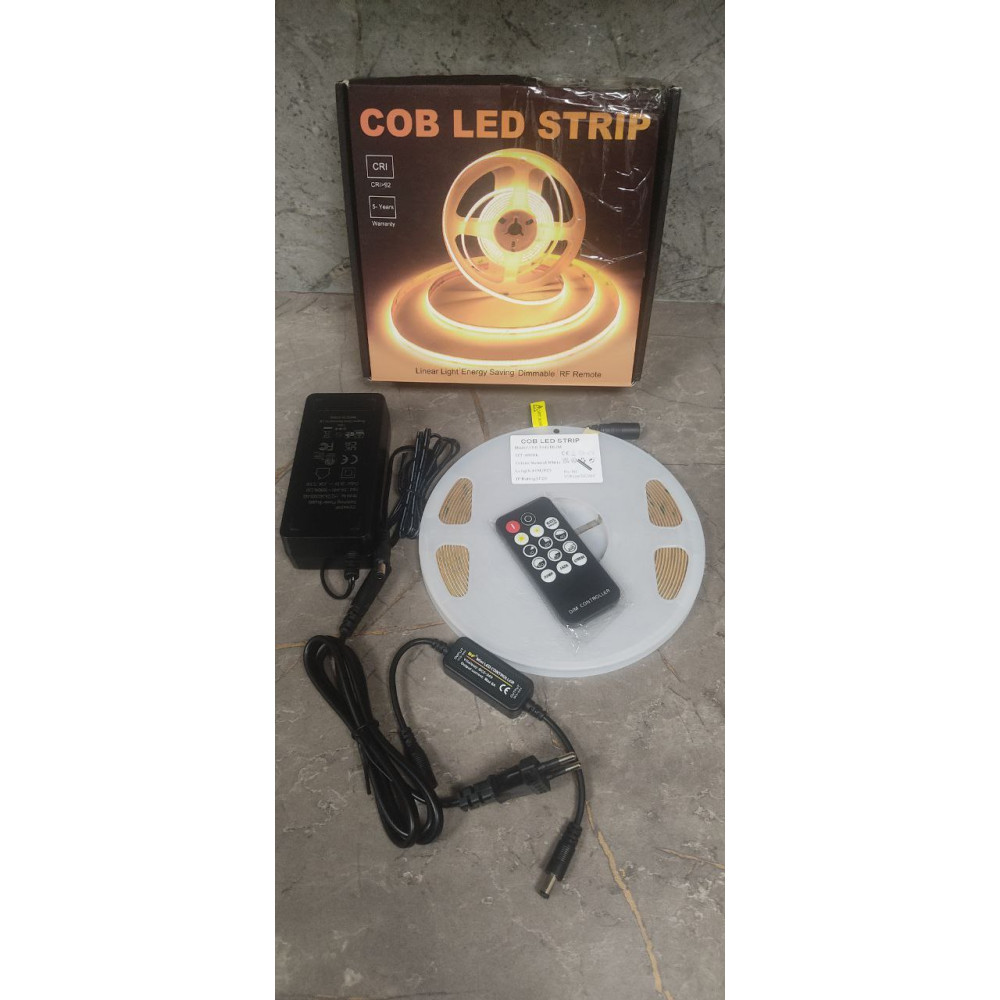 LED-лента luktix 10м 4000K с регулировкой яркости на пульт ДУ и блоком питания 24V