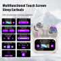 Навушники-вкладиші VEKJ L8 Pro Sleep, із сенсорним екраном, 5 режимів еквалайзера, IPX7