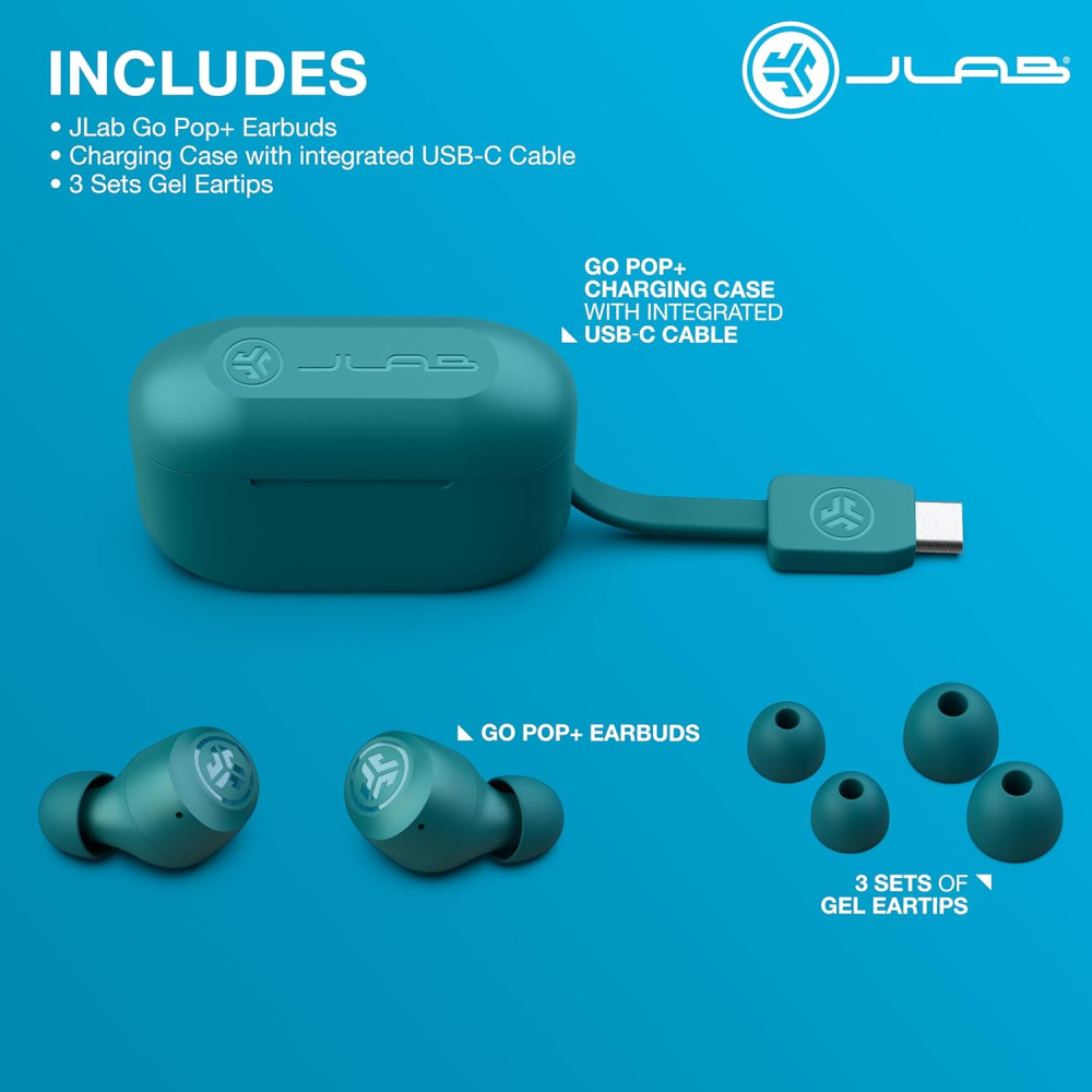 Беспроводные наушники JLab Go Air Pop+ до 35 часов автономной работы