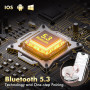 Беспроводные Bluetooth наушники BX17 с ушными крючками до 80 часов работы