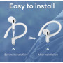 Крепления для AirPods противоскользящие и спортивные с ремешком от потери
