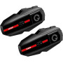 Bluetooth мотоциклетна гарнітура XGP до 1200 м для 2 райдерів IP67 шумозаглушення 