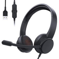 Проводные USB-наушники с микрофоном Syndesmos CM7006 для ПК