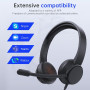 Проводные USB-наушники с микрофоном Syndesmos CM7006 для ПК