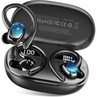Беспроводные наушники Hupoaf H87 Bluetooth 5 4 с ушными крючками
