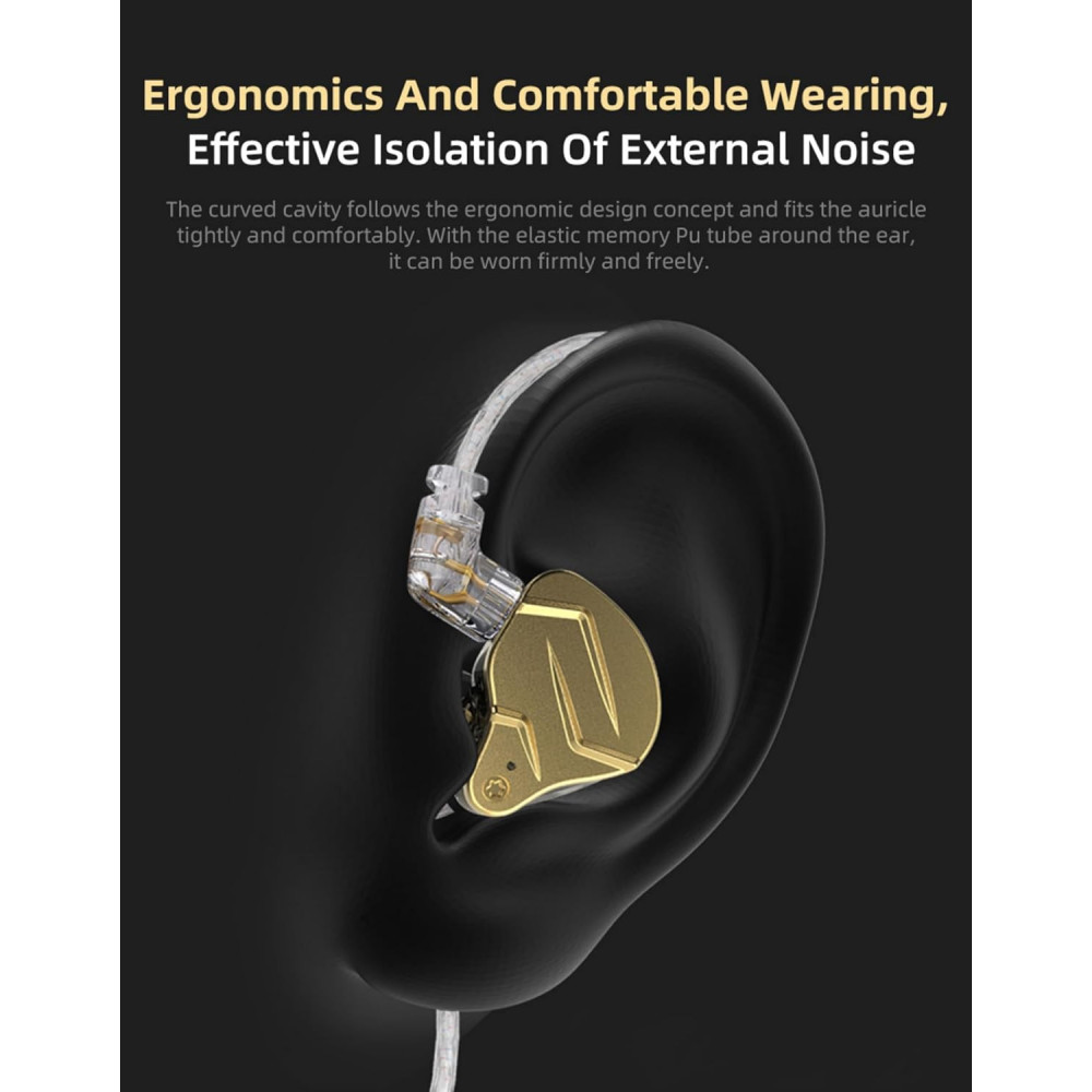 Проводные наушники KZ ZSN PRO X с микрофоном и Hi-Fi IEM