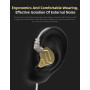 Проводные наушники KZ ZSN PRO X с микрофоном и Hi-Fi IEM