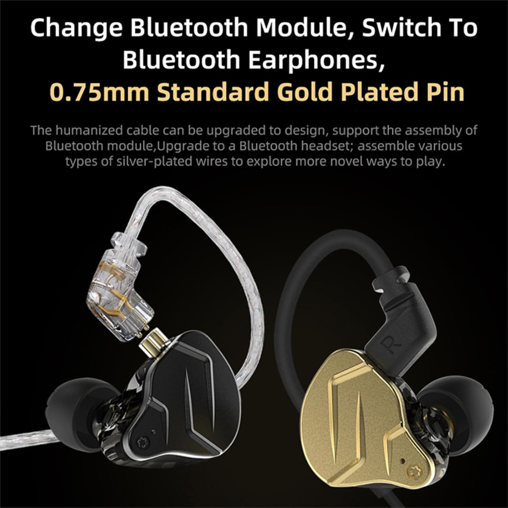 Проводные наушники KZ ZSN PRO X с микрофоном и Hi-Fi IEM