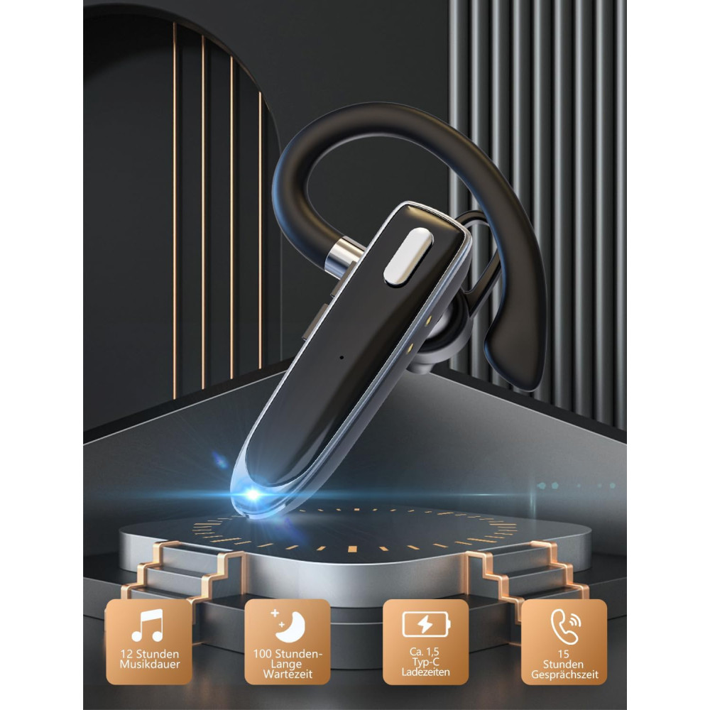 Беспроводная Bluetooth гарнитура YYK-530 моно 1 наушник