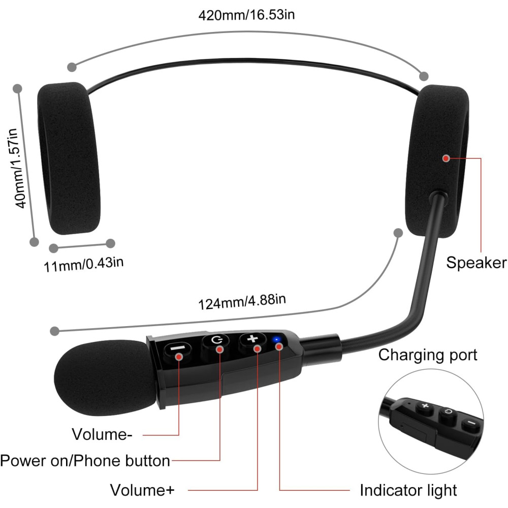 Bluetooth гарнитура для мотошлема EJEAS E1+ Bluetooth 5 1