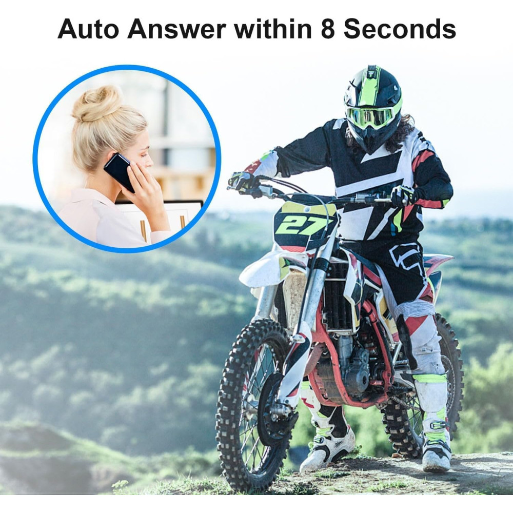Bluetooth гарнитура для мотошлема EJEAS E1+ Bluetooth 5 1